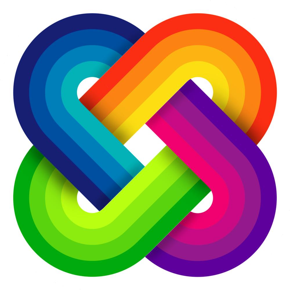 Rainbow Infinity Symbol