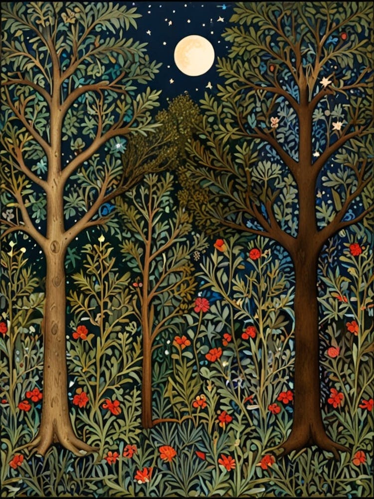 William Morris Night In The Woods 36