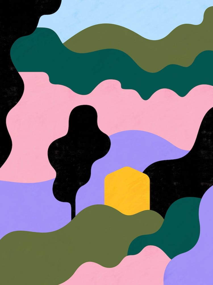 Geometric Spanish Village 2