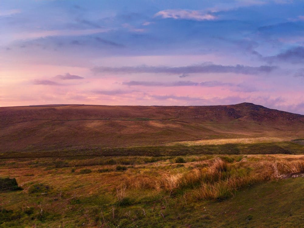 Dartmoor At Sunset