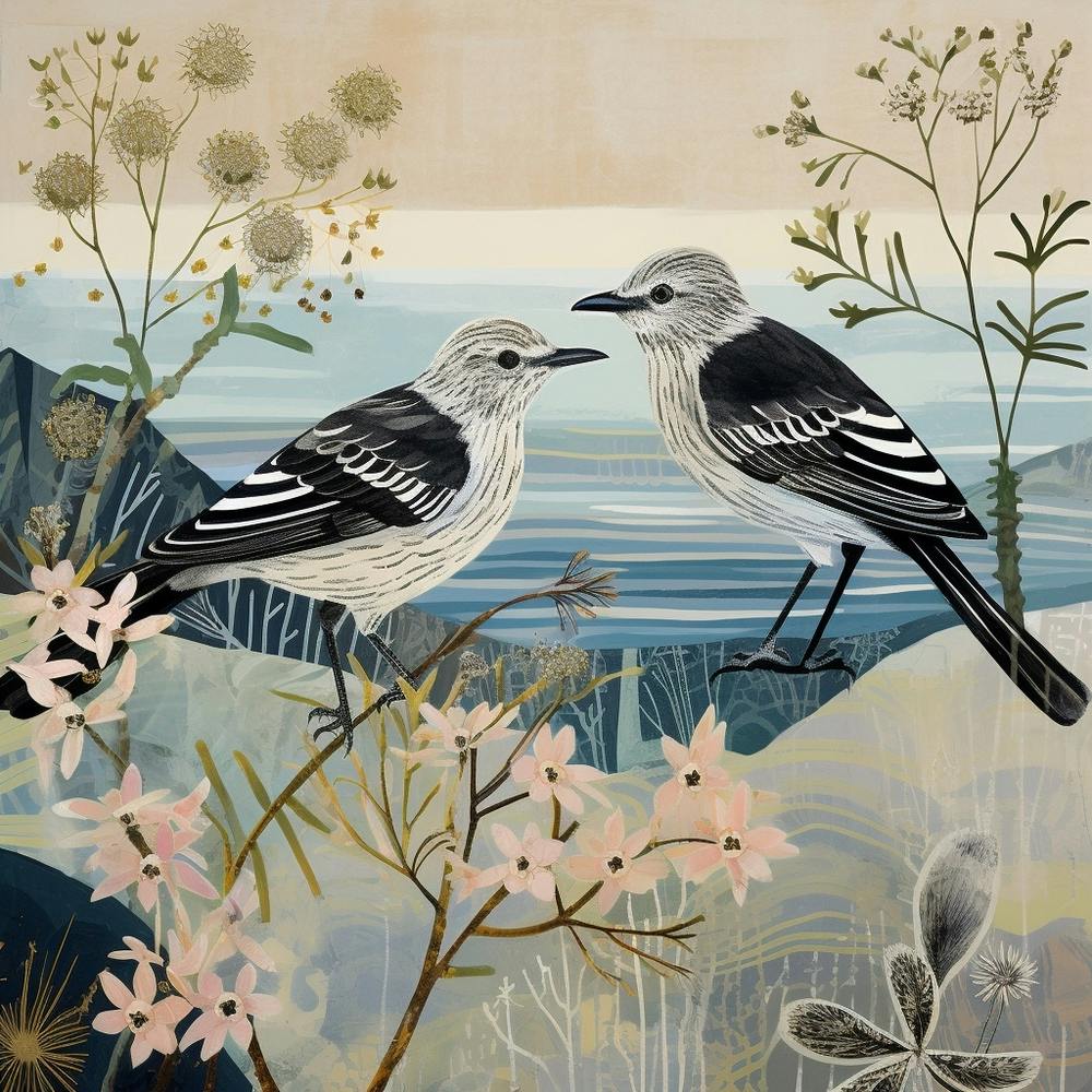 Bird In Nature Mockingbird 4