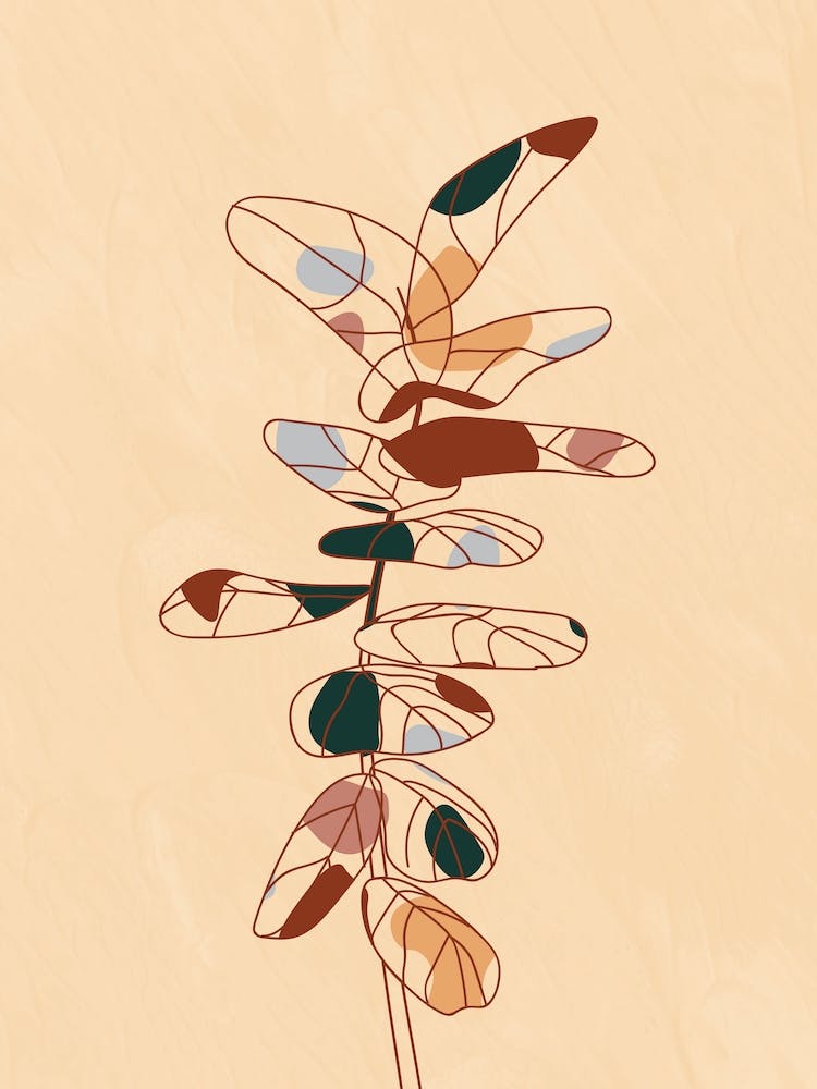 Abstract Botanical Line Work