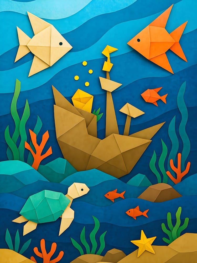 Origami Shipwreck Mystery