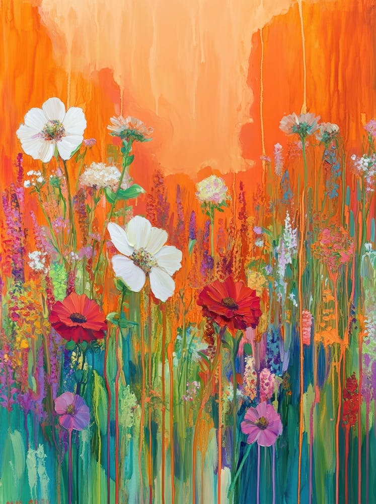 Wildflowers At Sunset 2