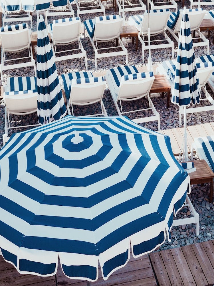 Blue And White French Riviera