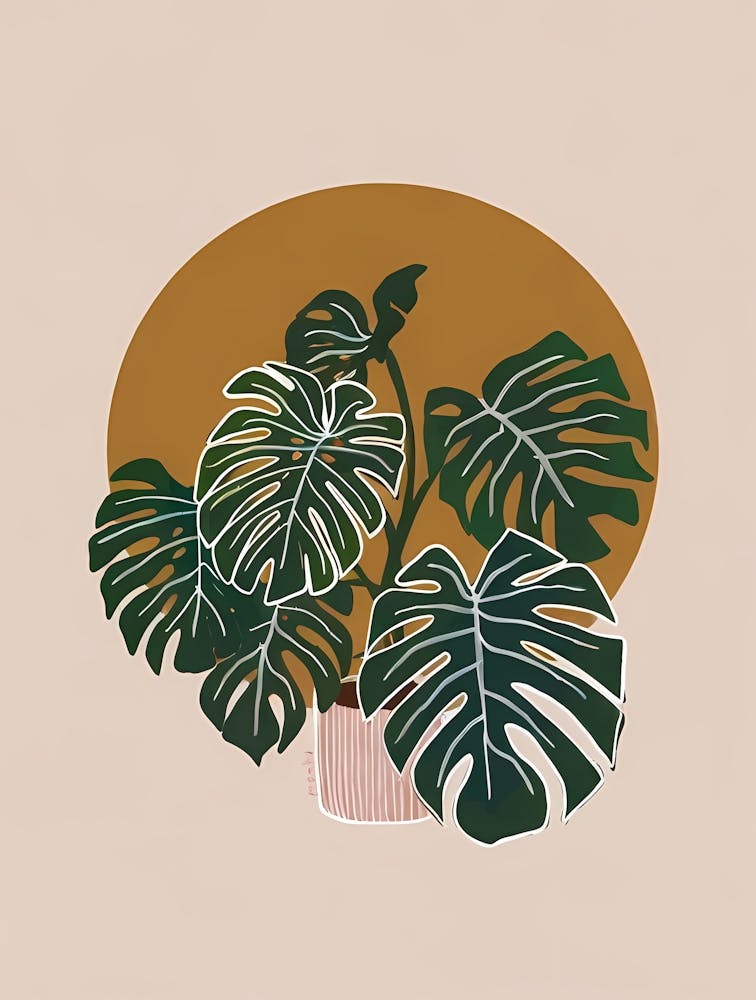Monstera Plant in pot