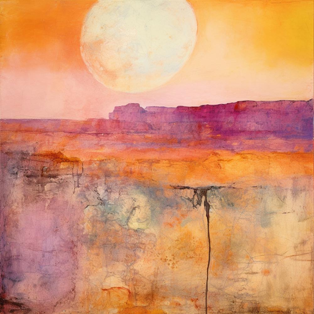 Desert - Abstract Painting