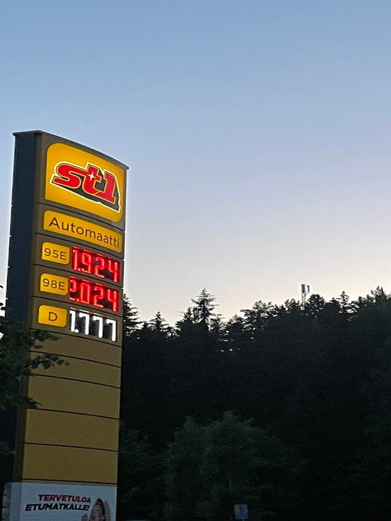 Gas Station At Dusk