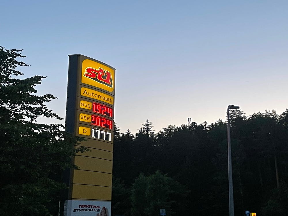 Gas Station At Dusk