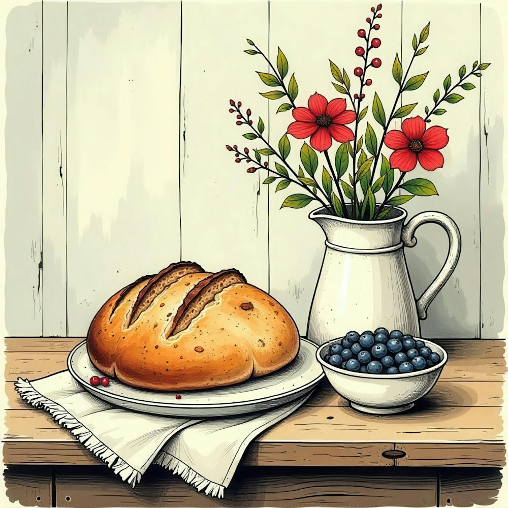 Bread And Flowers
