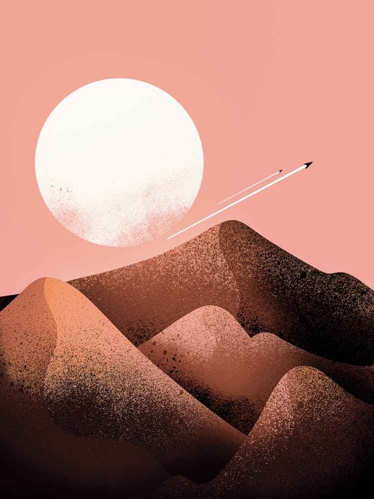 Peach Fuzz Dunes