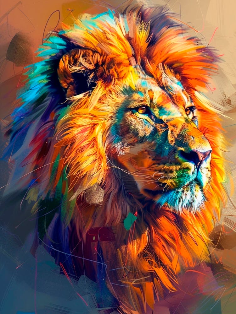 Lion Painting 1