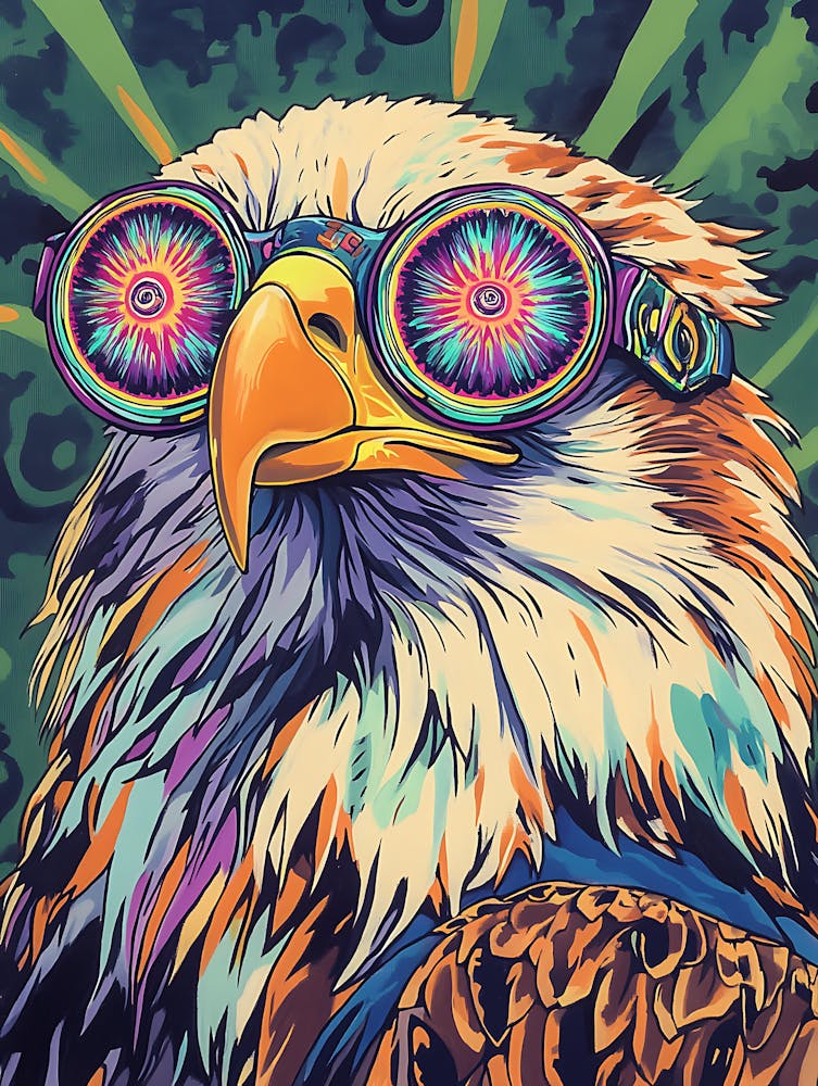 Eagle With Sunglasses 22