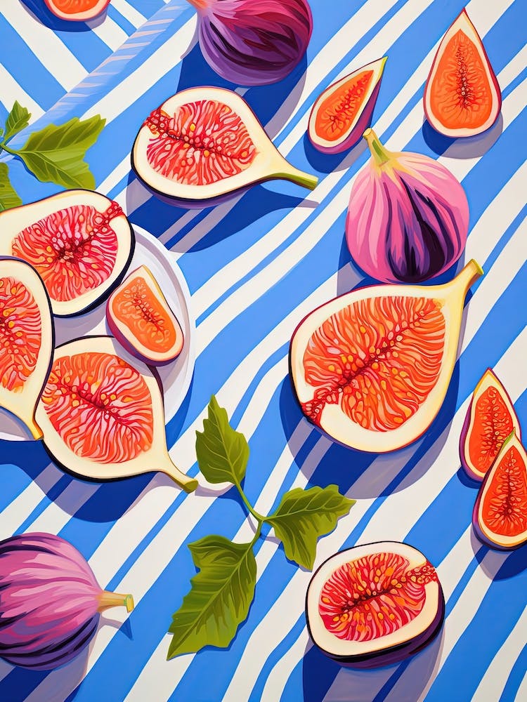 Figs Fruit Summer Illustration 2