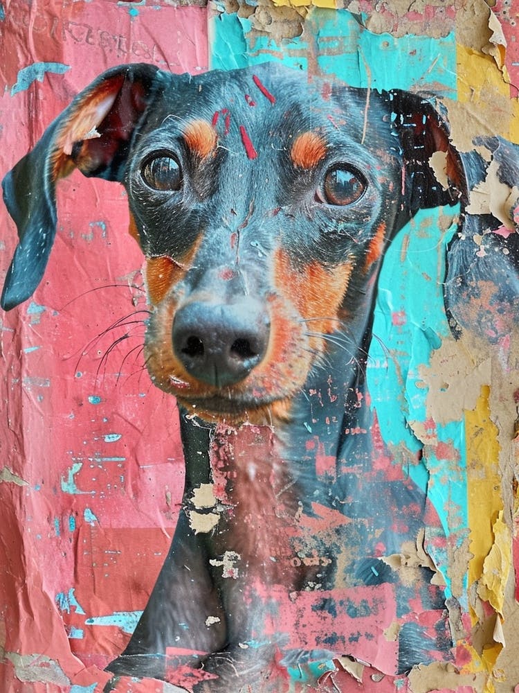 Kitsch Dachshund Collage 3