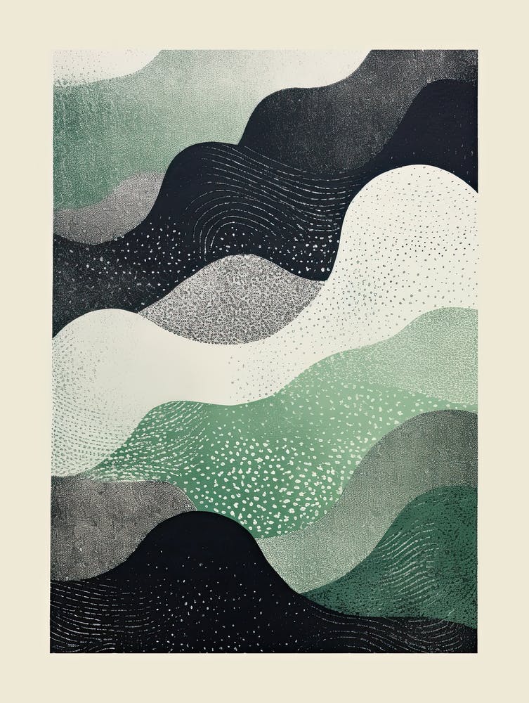 Abstract Odyssey; Vintage-Print Risograph
