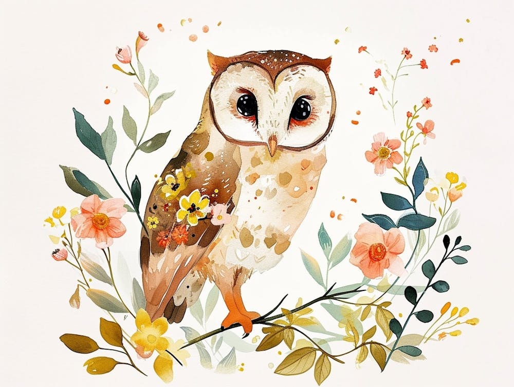 Little Floral Owl 1