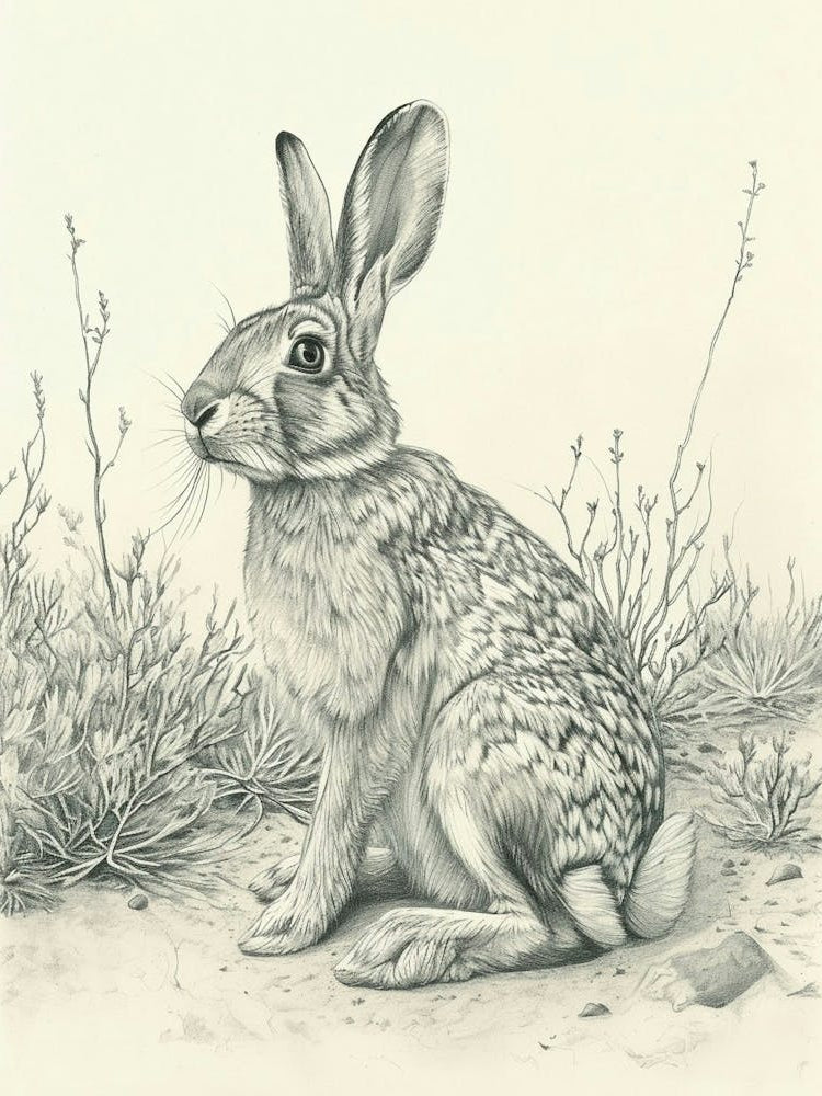 Cinnamon Rabbit Drawing 3