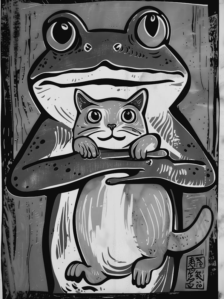 Frog And Cat