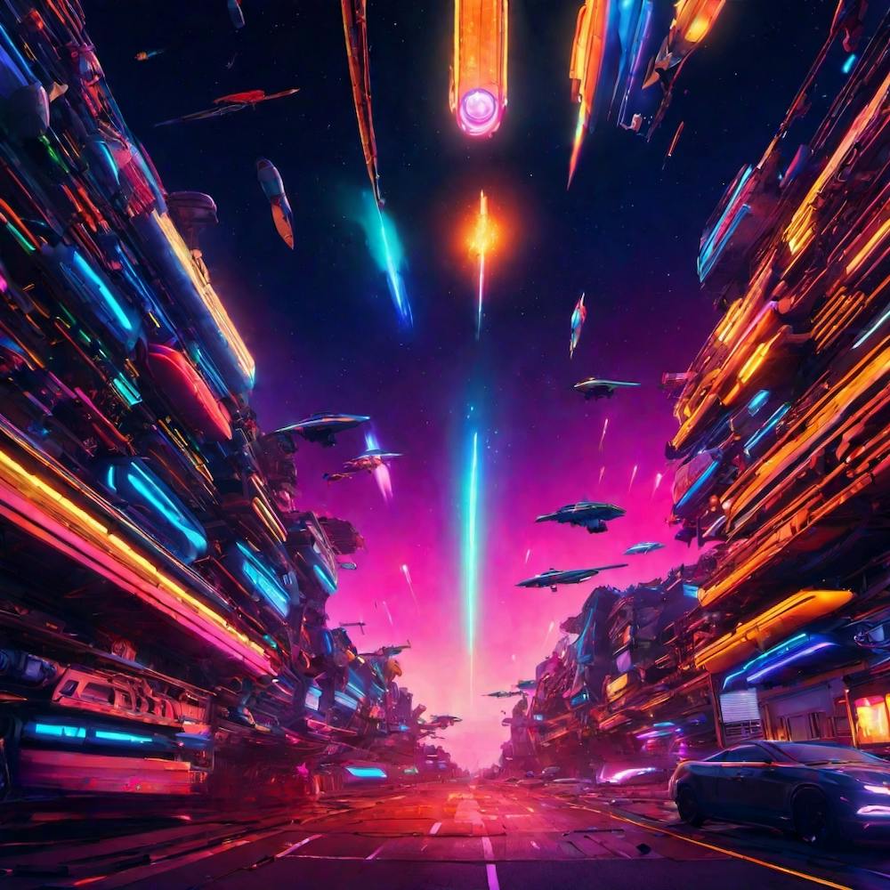 Futuristic Cyberpunk City