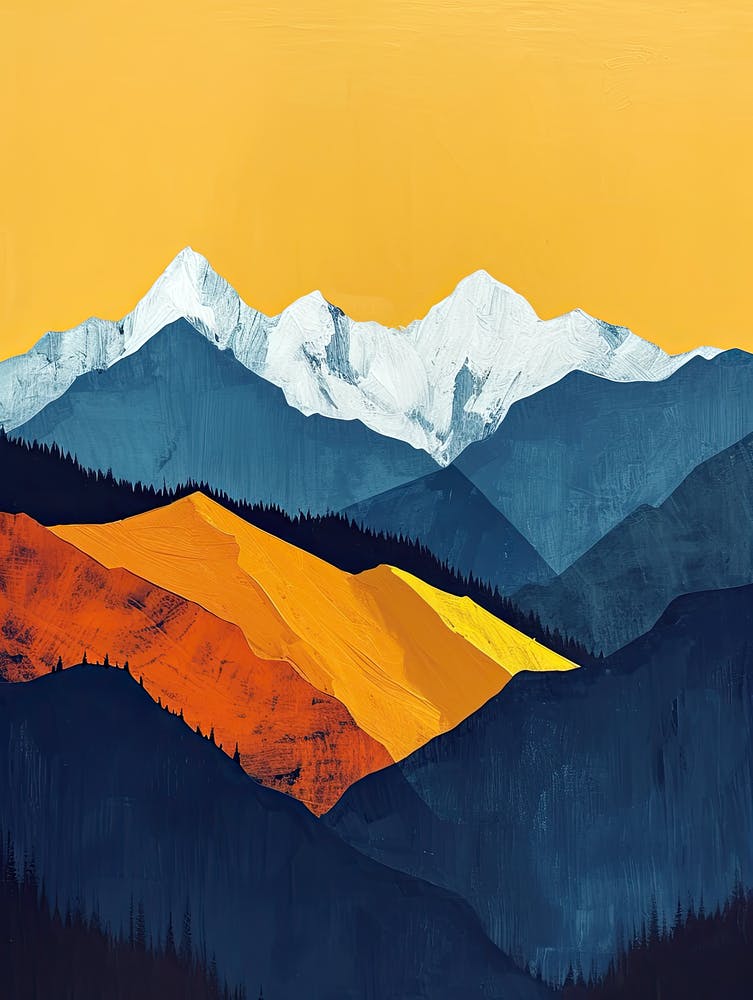 Seraphic Summits: Minimalist Views