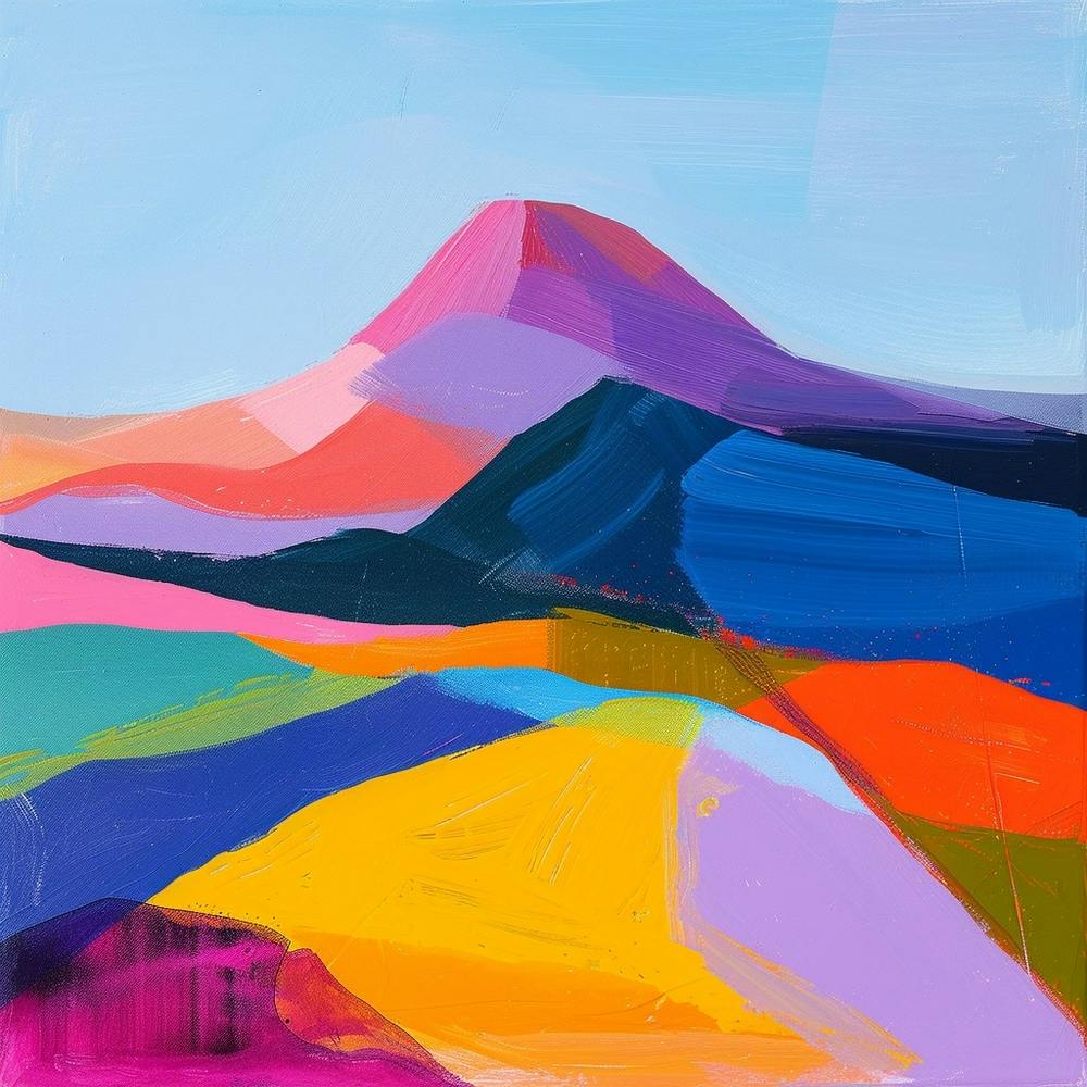 Abstract Travel Collection Mount Kilimanjaro Tanzania 1