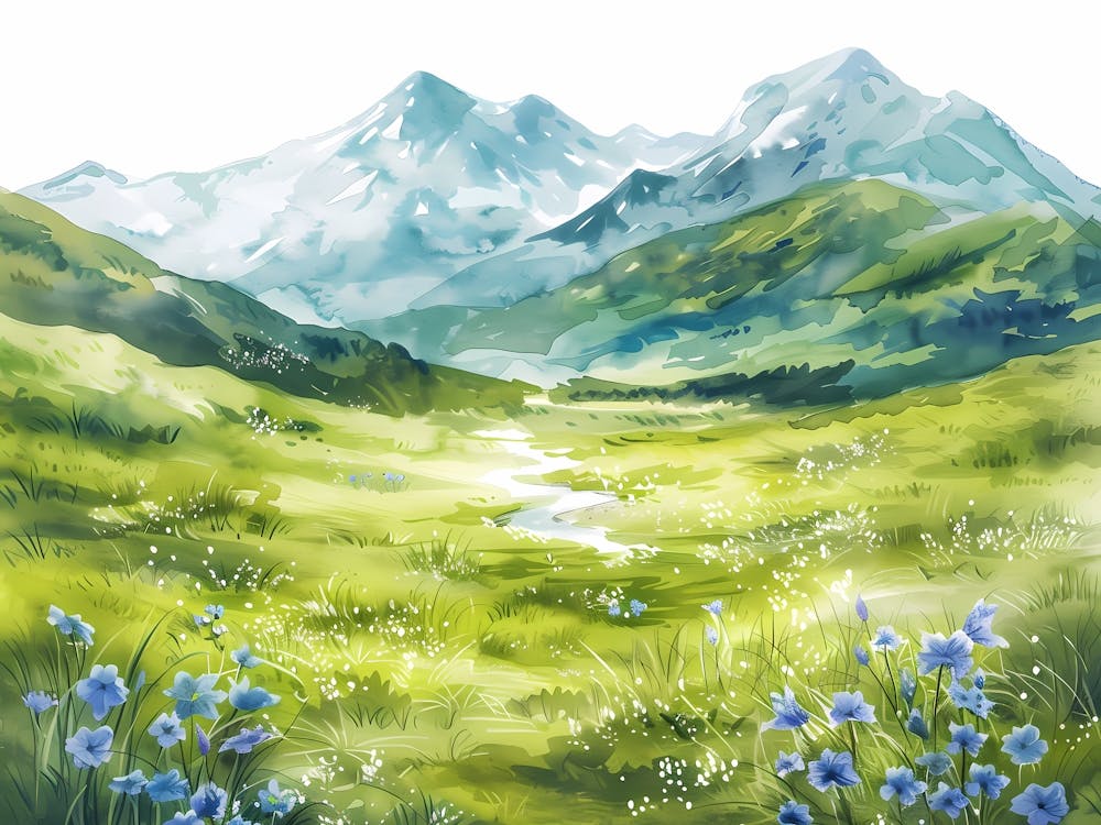 Oil paint Green Valley 11