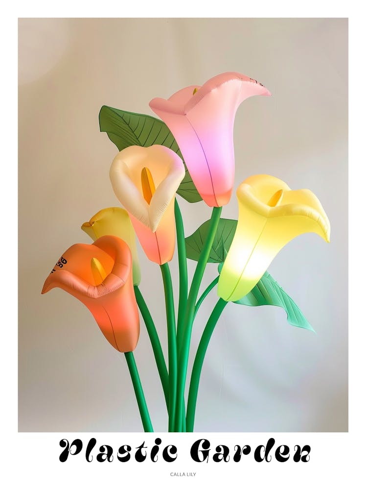 Dreamy Inflatable Flowers Poster Calla Lily 3