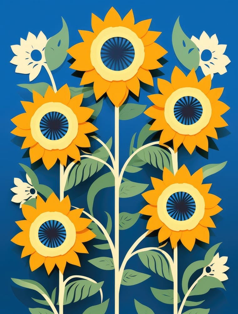 Sunflowers Vector
