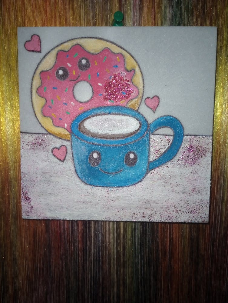 Milk and donut