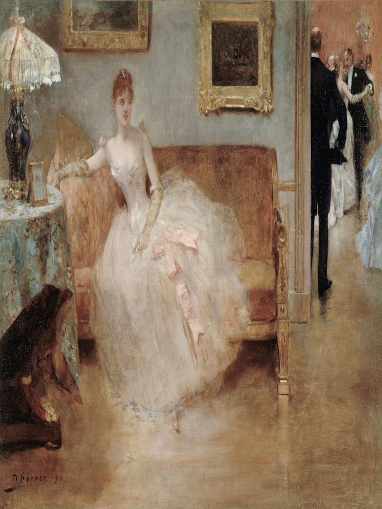 Lady In Evening Dress