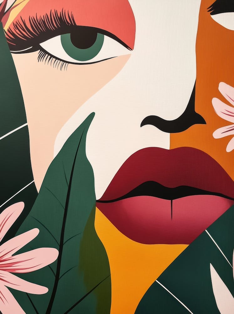 Abstract Face Illustration 00187