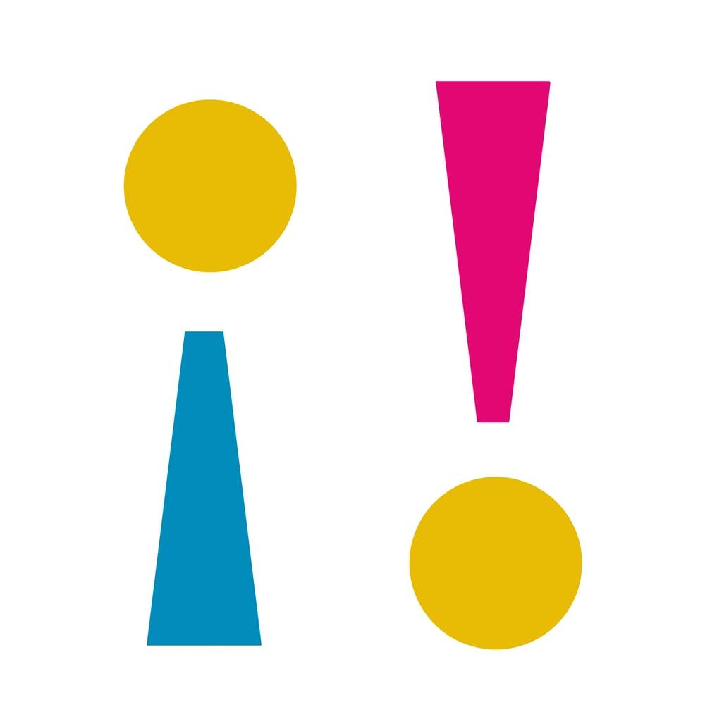 Blue, Pink and Yellow Geometric 1