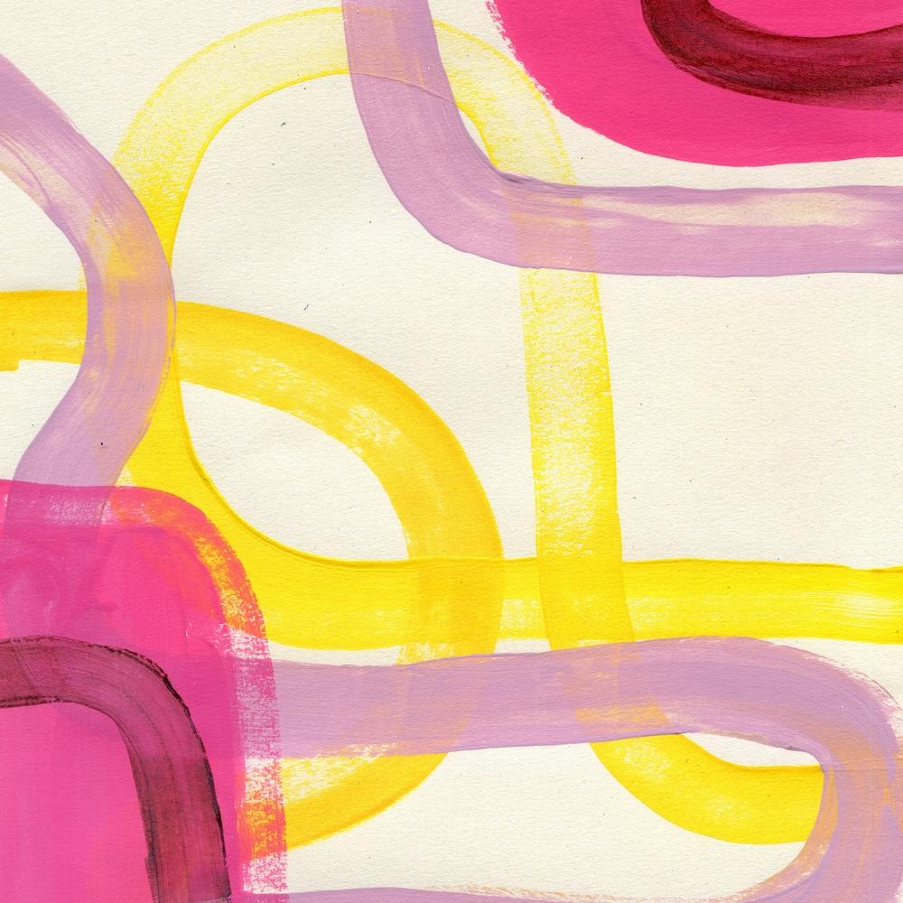 Abstract Painting in Cream