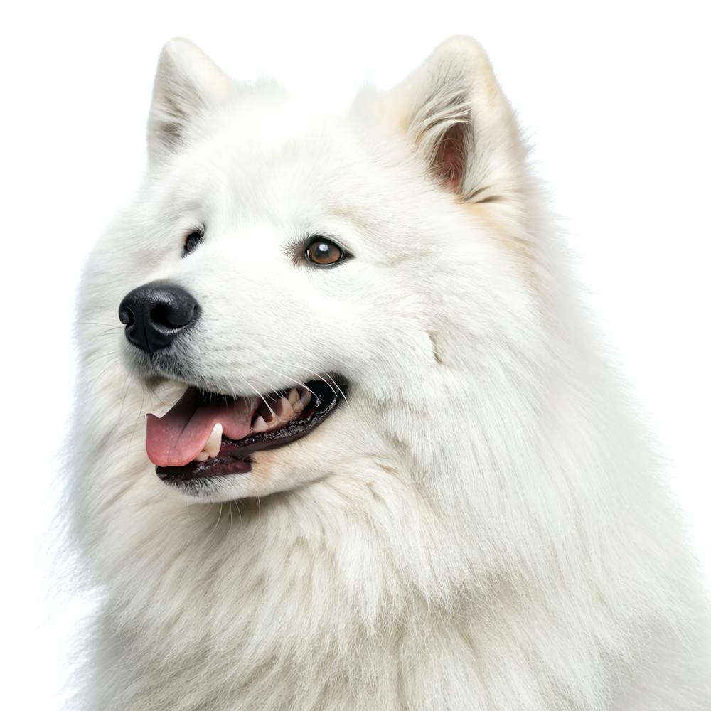 Samoyed Dog Portrait