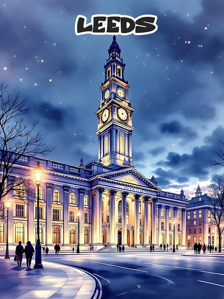 Leeds Travel Retro Vintage V 03