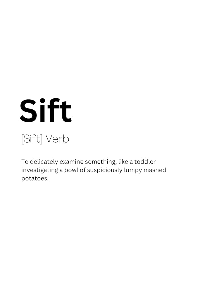 Sift Definition Bedeutung 1