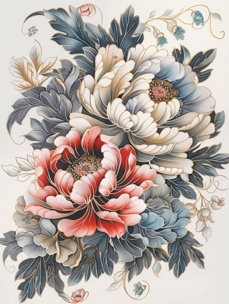 Peony Painting 1