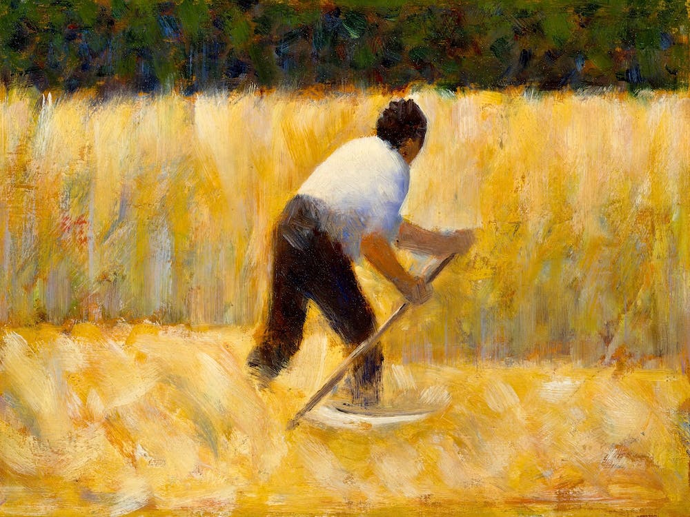 The Mower, Georges Seurat