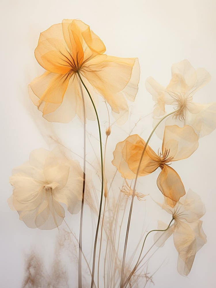 Boho Dried Flowers Nasturtium 1