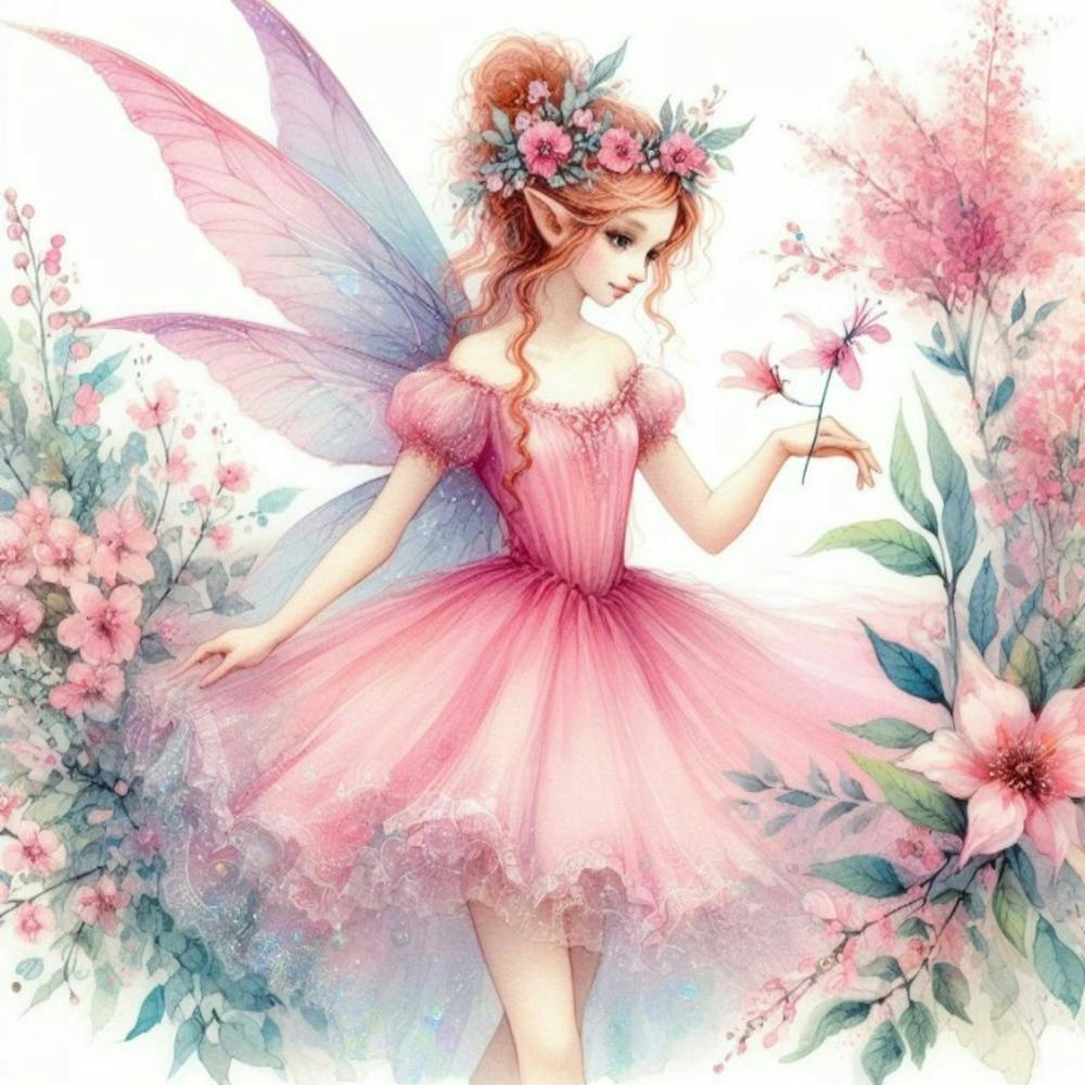 Beautiful Pink Fairy