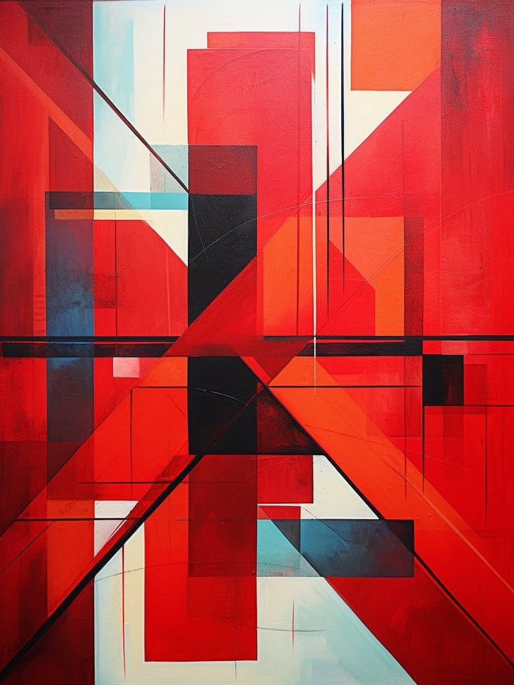 Dynamic Geometric Abstract Illustration 2