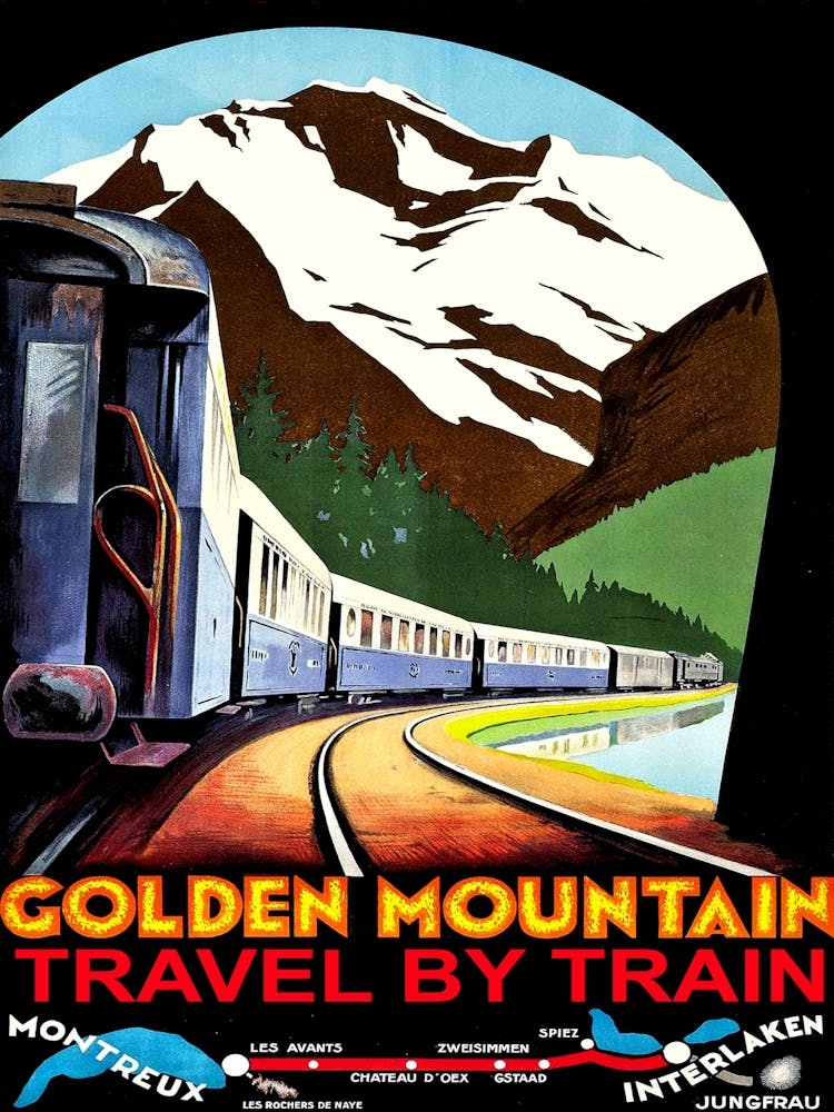 Golden Mountains, Switzerland