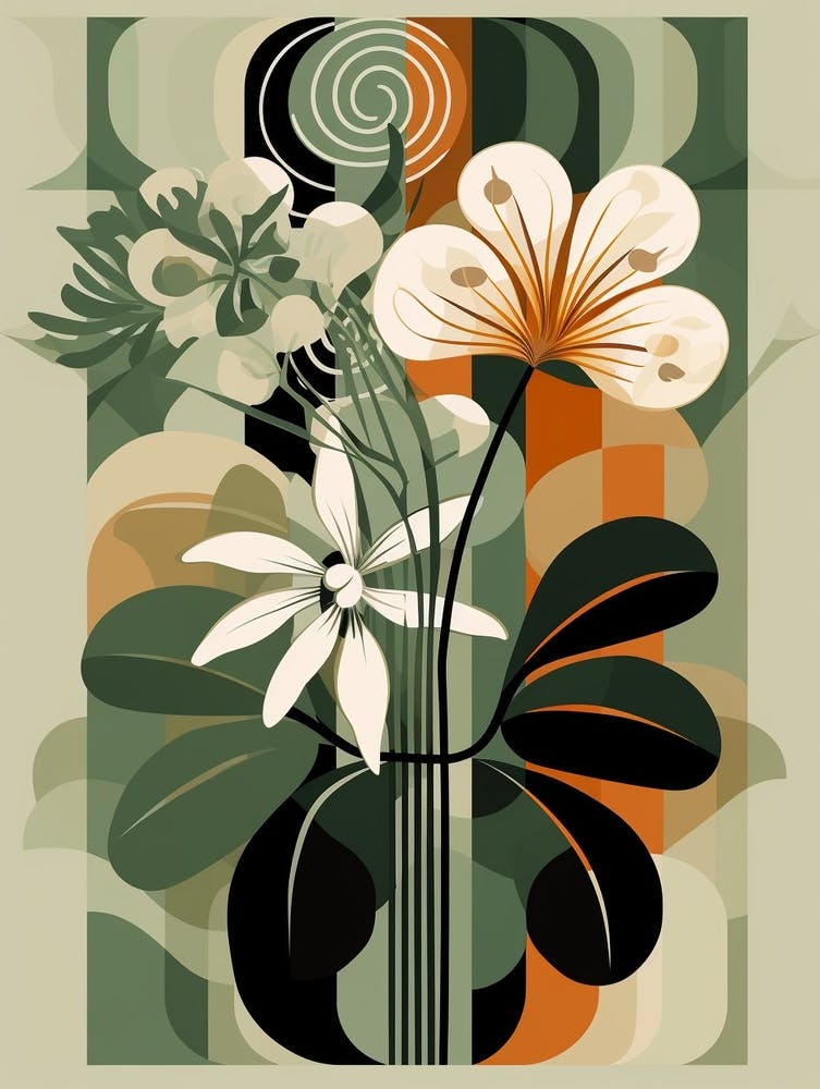 Abstract Geometric Botanical 10