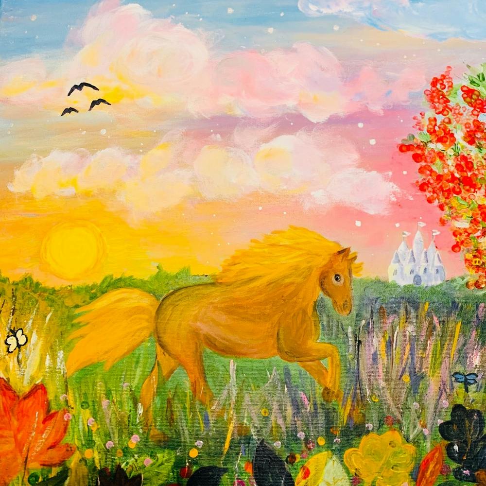 Horse In The Meadow
