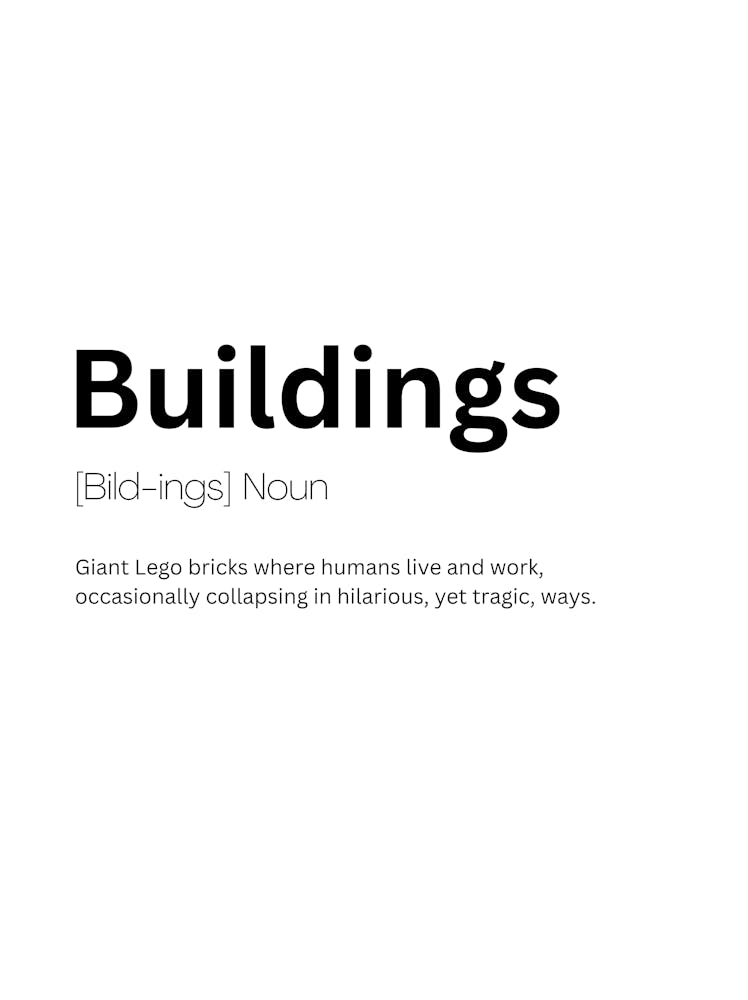 Buildings Definition Meaning