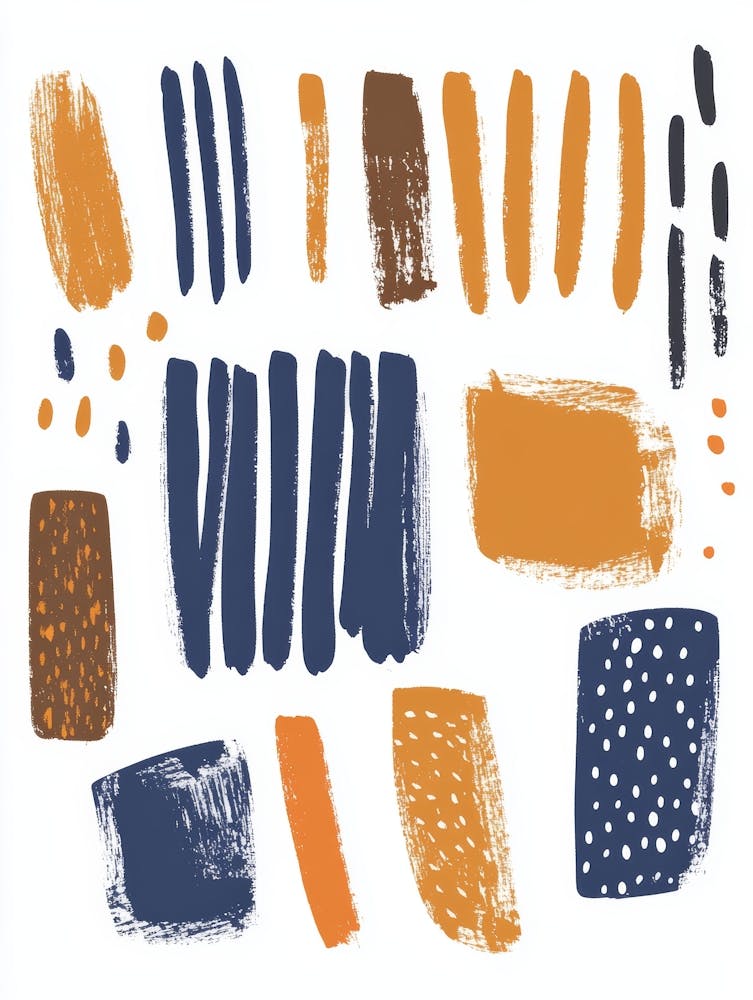 Abstract Brush Strokes 50
