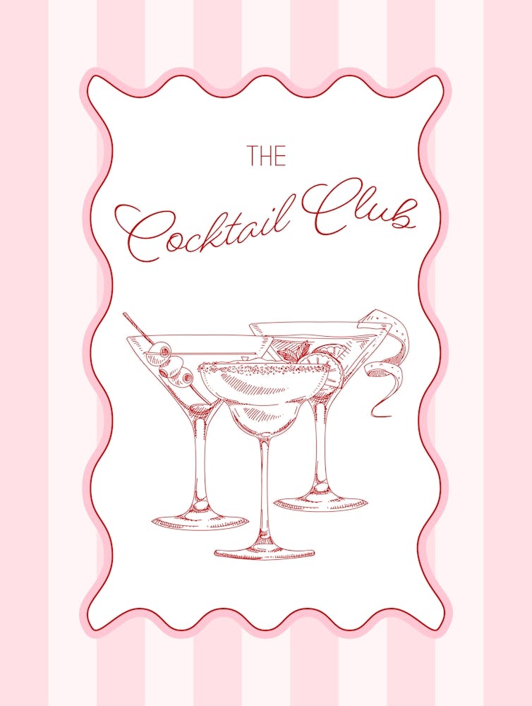 The Cocktail Club - Pink And Red