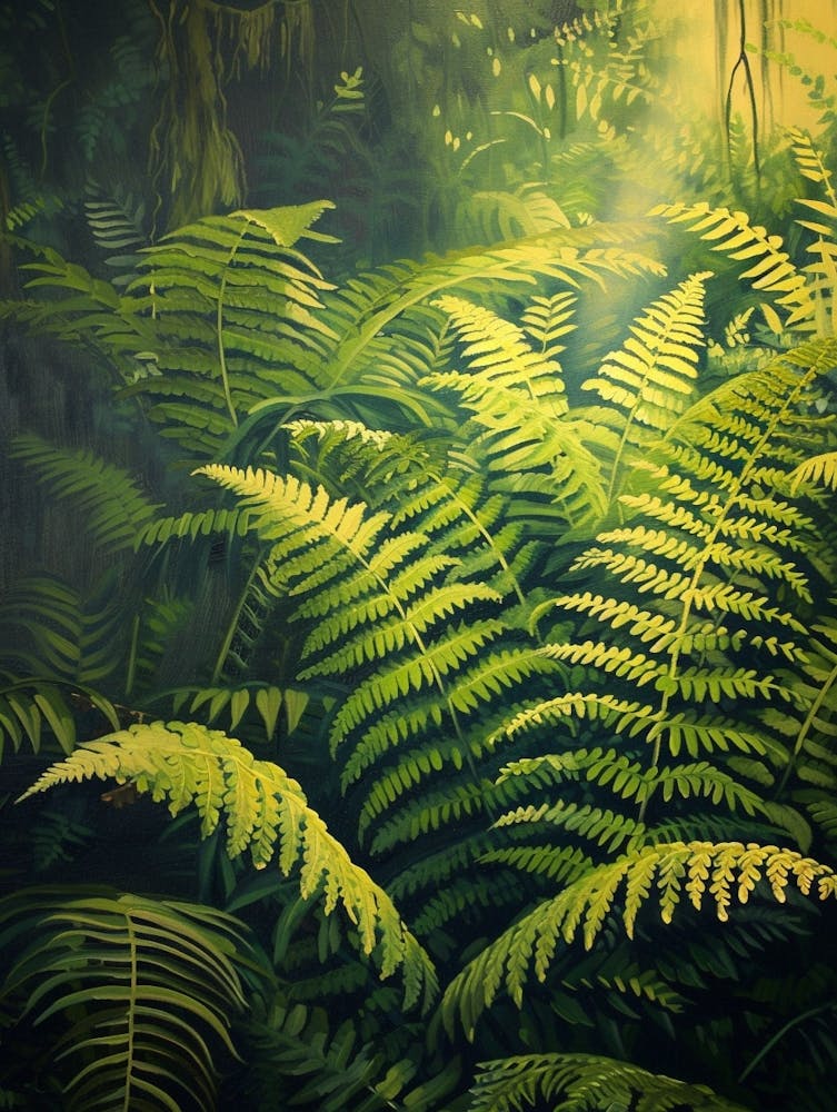 Giant Chain Fern Painting 2