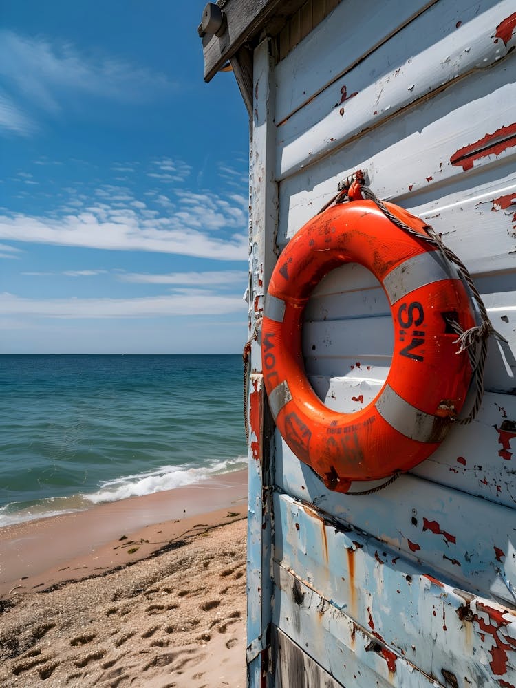 Rettungsring am Strand 1